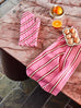 Tea Towel - Raspberry Stripe