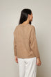 Suri Alpaca Crew Neck Jumper - Beige