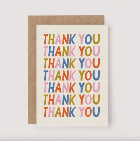 Thank You Bold Greeting Card