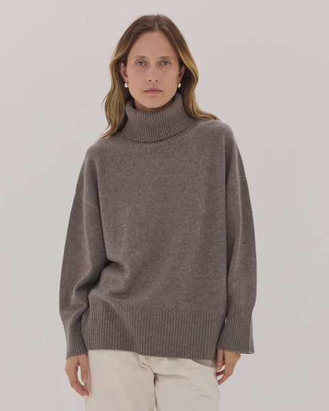 The Roll Neck Jumper - Vapor
