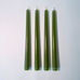 Beeswax Taper Candle Set of 4 - Evergreen / 25cm