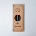 Beeswax Taper Candle Set of 4 - Ebony Black / 25cm