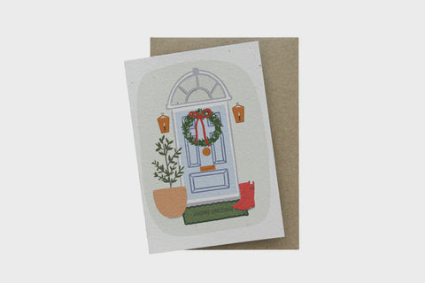 Seasons Greetings Door Plantable Card