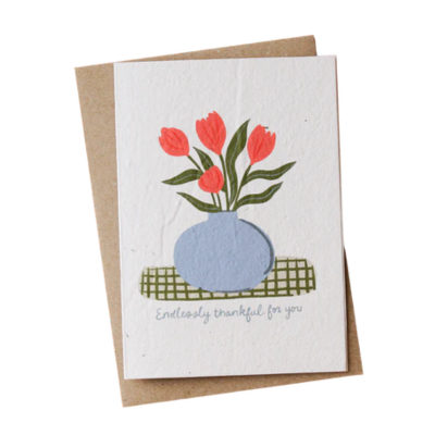 Endlessly Thankful Plantable Card