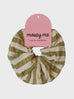 Scrunchie - Pistachio Seersucker