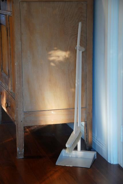 Dustpan & Brush with Long Handle & Bristle