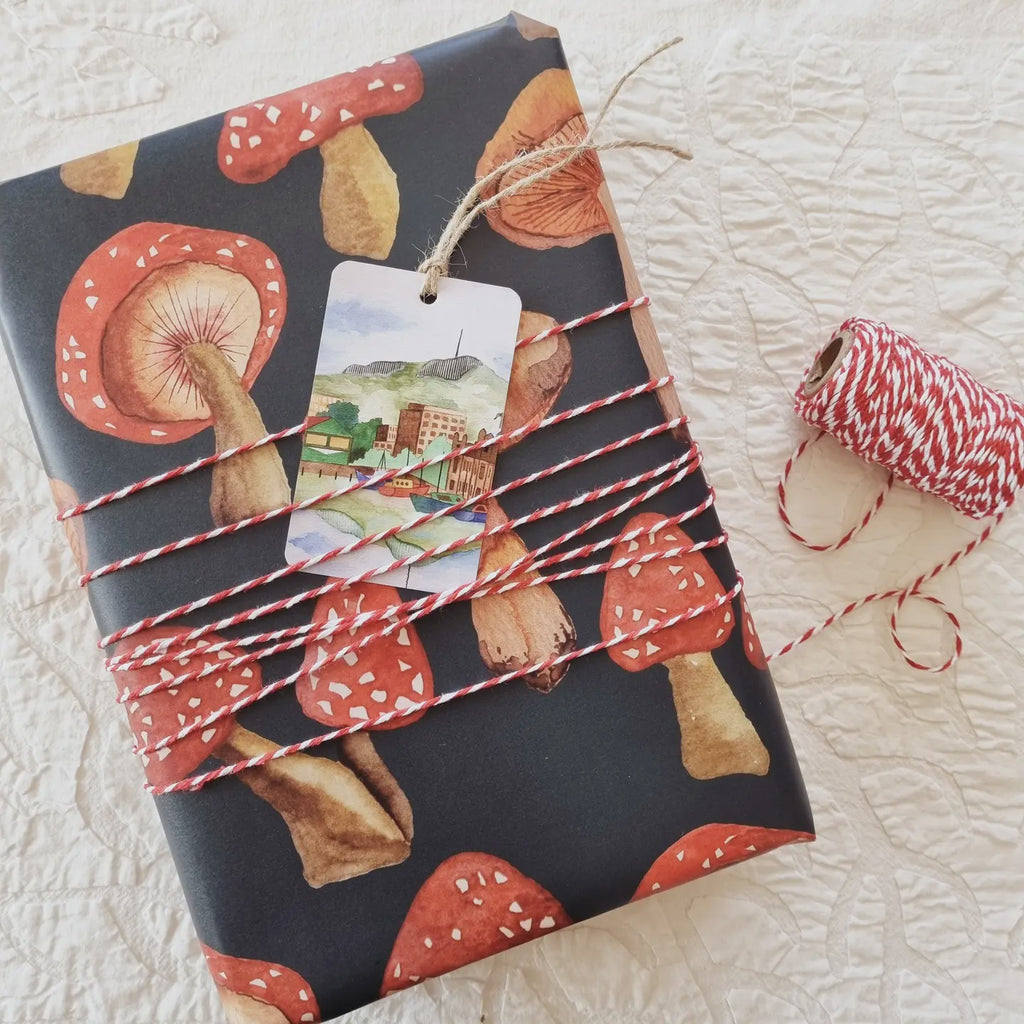 Wrapping Paper - Mushrooms