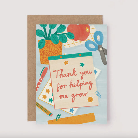 Thank You Teacher Greeting Card