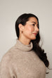 Alpaca Turtleneck Jumper - Fawn