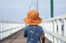 Frayed Bucket Hat - Chestnut