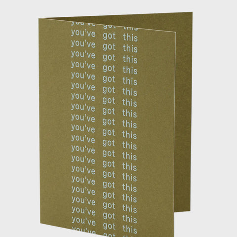You've Got This Greeting Card