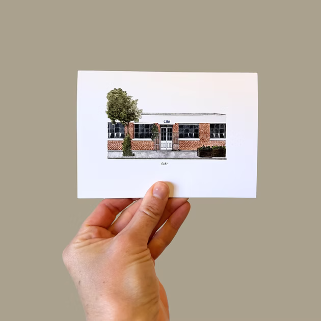 Cibi Greeting Card
