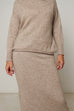 Alpaca Turtleneck Jumper - Fawn