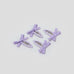 Bow Snap Clips - Lilac