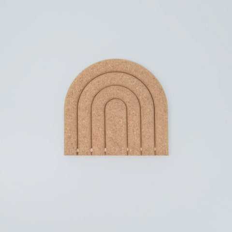 Cork Arch Trivet - Natural Cork