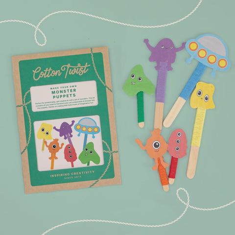 Make Your Own - Monster Puppets