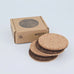 Duo Tone Cork Coasters / Set of 4