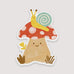 Mushroom Waterproof Vinyl Sticker