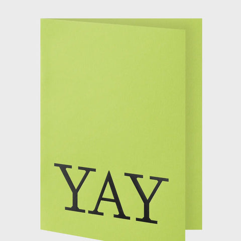 Yay Greeting Card