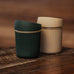 Reusable Glass Coffee Cup - Moss