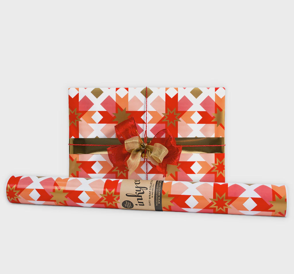 Southern Star Wrapping Paper - Red