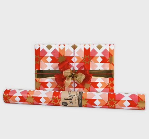 Southern Star Wrapping Paper - Red
