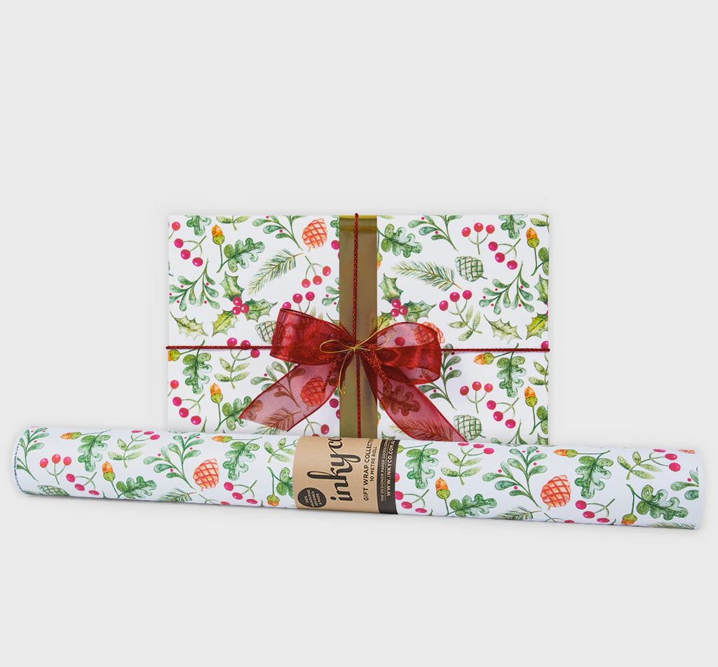 Christmas Garden Wrapping Paper