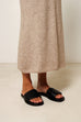 Alpaca Knit Skirt - Fawn