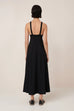 Low Back Dress - Black