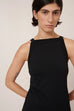 Low Back Dress - Black