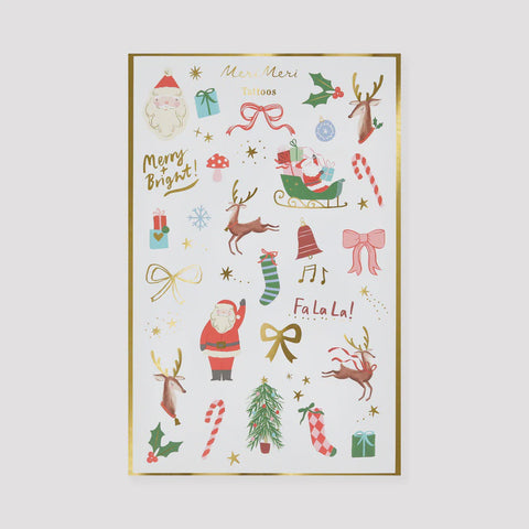 Christmas Mixed Icon Temporary Tattoos