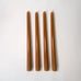 Beeswax Taper Candle Set of 4 - Mocha Dream / 25cm