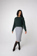 Maha Suri Alpaca Jumper - Forest