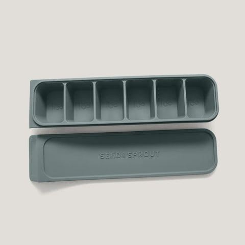 6 Portion Silicone Freezer Tray - Eucalyptus