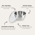 Stainless Steel Mixing Bowls - 3pk