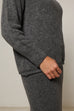Alpaca Turtleneck Jumper - Charcoal
