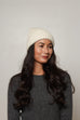 Chunky Handknit Beanie - Ivory