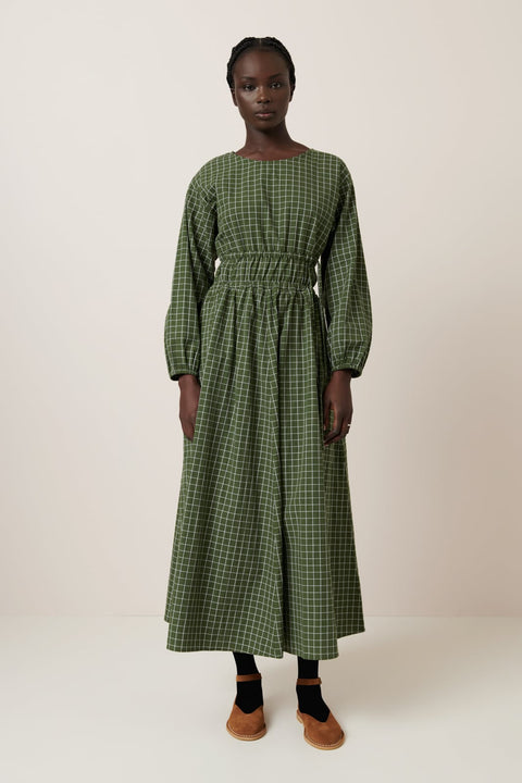 Aspen Dress - Forest Grid