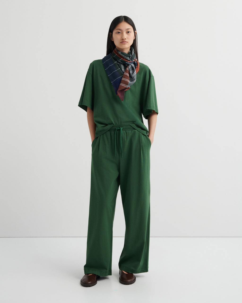 Wide Leg Pant - Forest