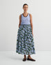 Poet Skirt - Misty Floral