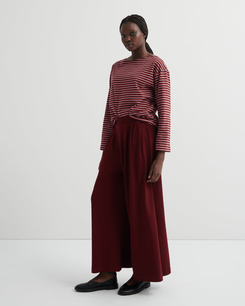 Drape Pant - Maroon