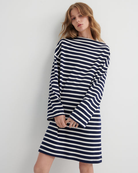 Measure Dress - Uniform Stripe