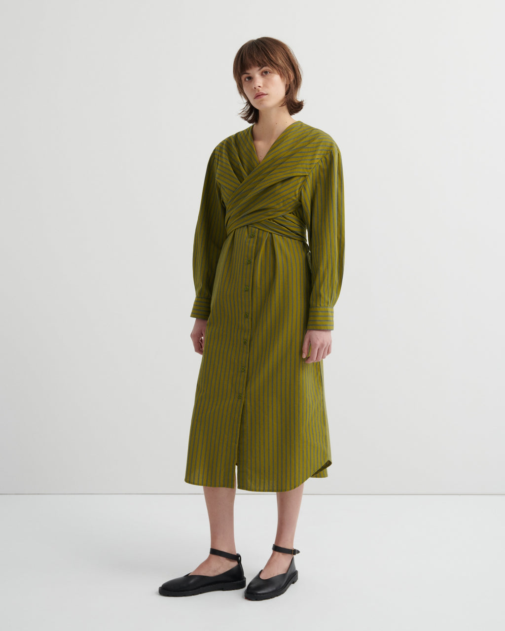 Twist Dress - Artisan Stripe