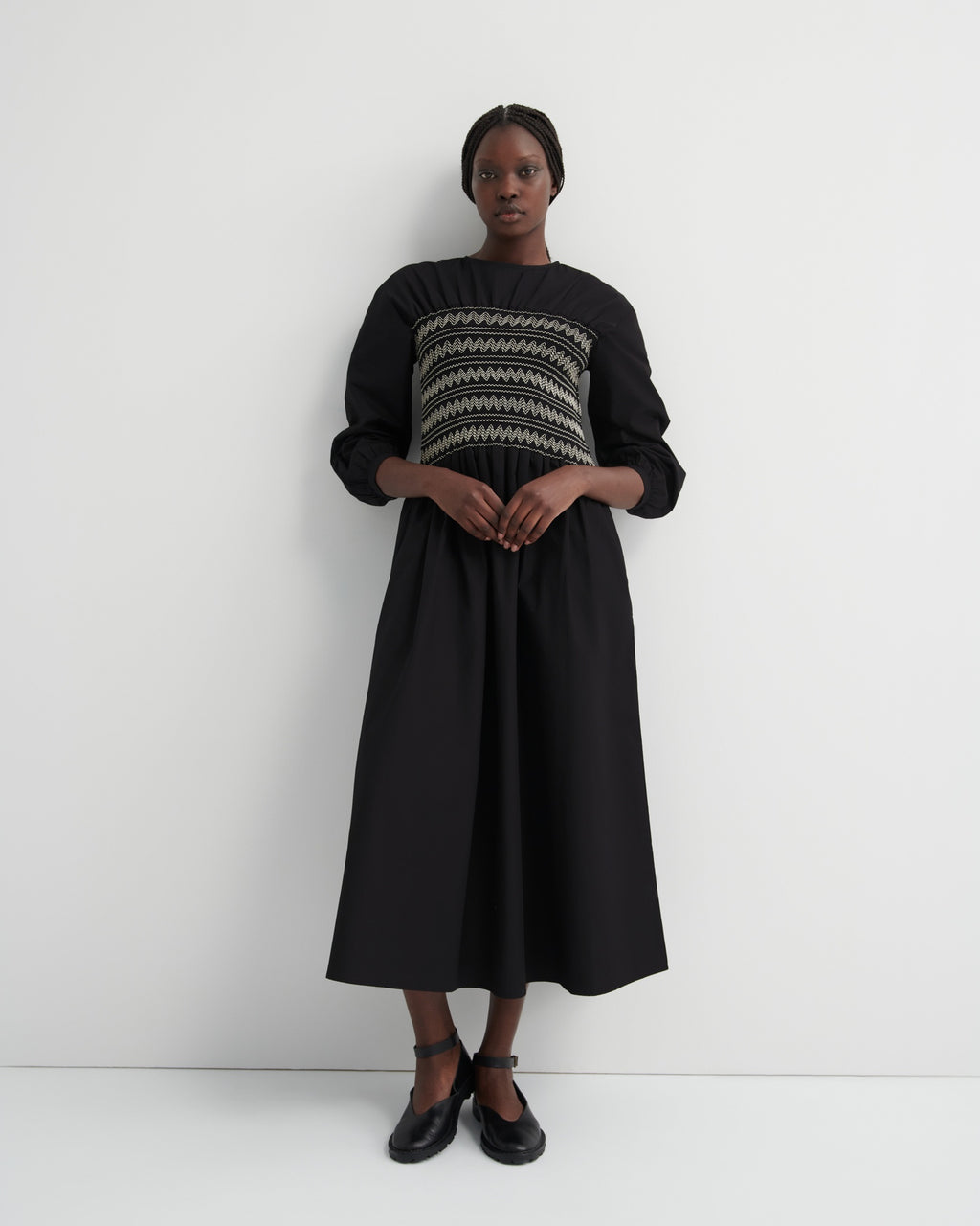 Etched Dress - Black