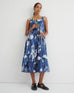 Midnight Dress - Cyanotype Floral
