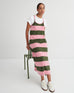 Motto Dress - Begonia Stripe