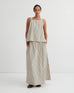 Linear Skirt - Ecru Stripe