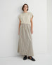 Linear Skirt - Ecru Stripe