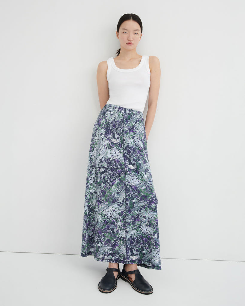 Montage Skirt - Marbled