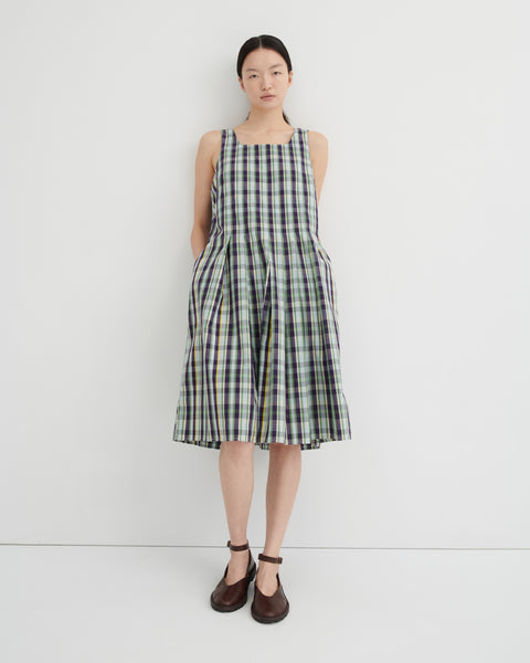 Author Dress - Violet Check